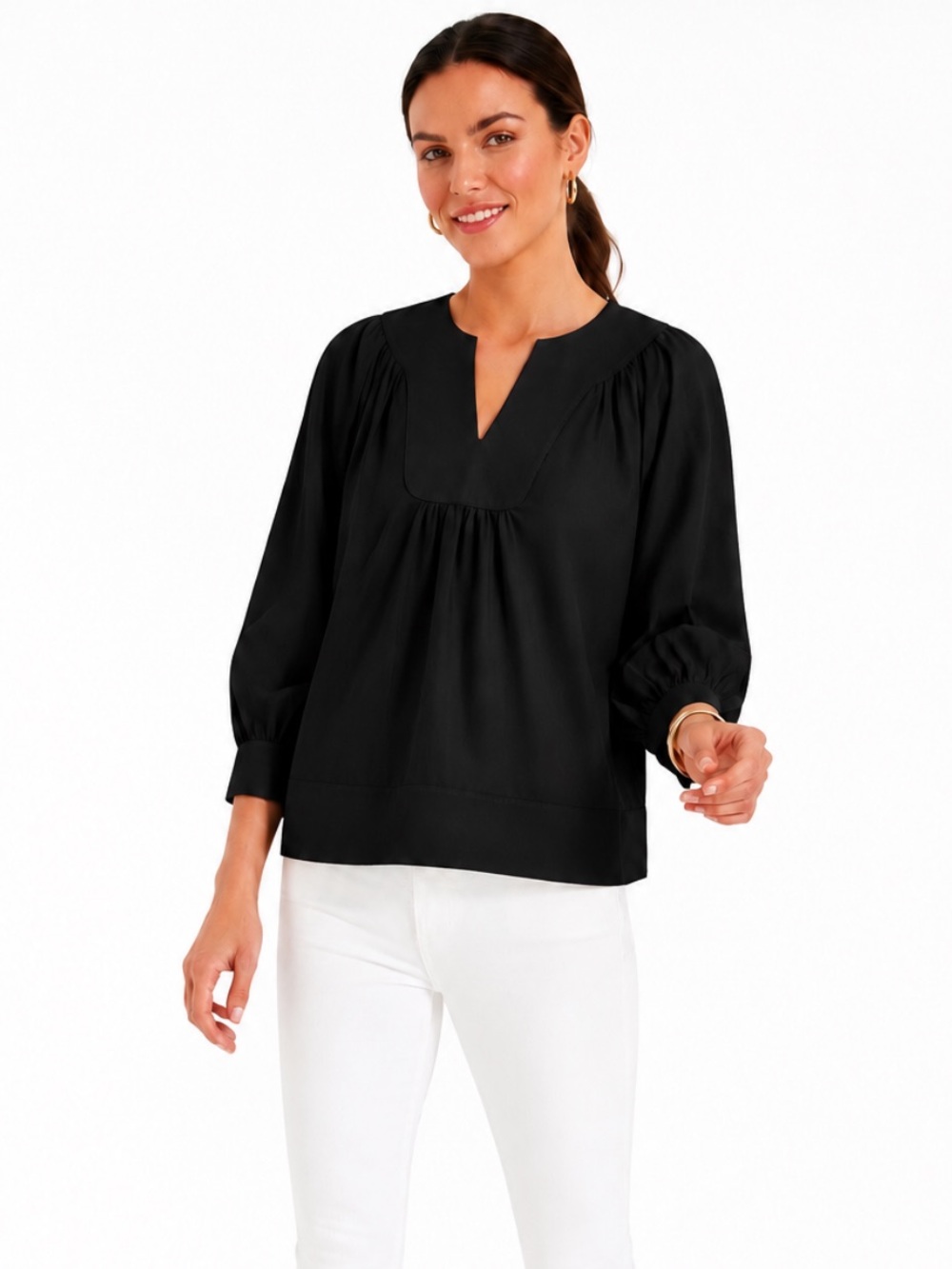 NWOT! Pomander Place Koa Blouse In Black Size XL